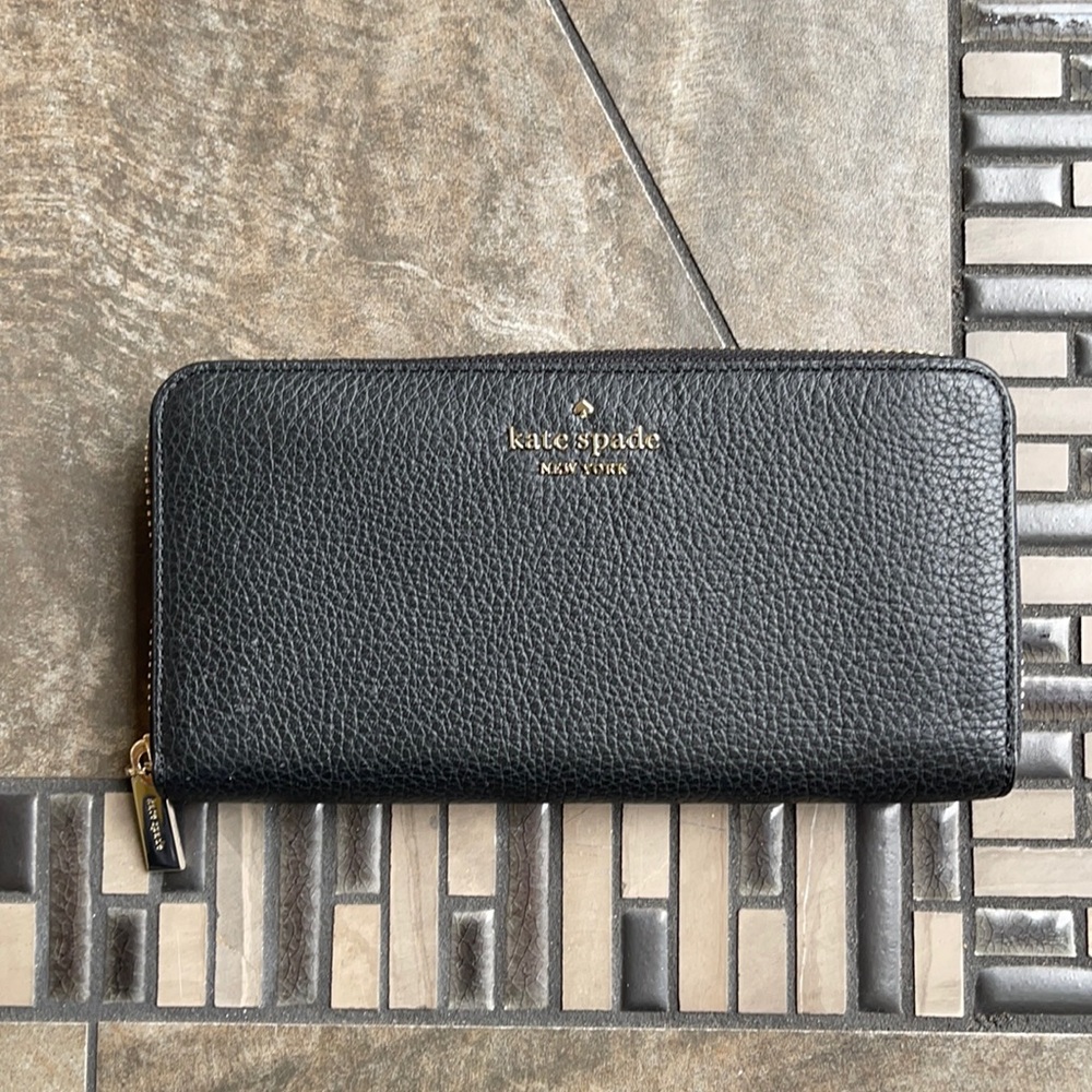 Kate Spade leila large continental wallet Black